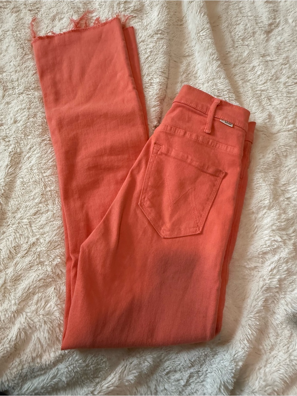 Mother Raw Hem Jeans